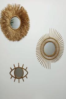Gold Modern Ayna Seti