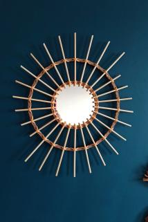 Bambu Çubuklu Ayna Asimetrik