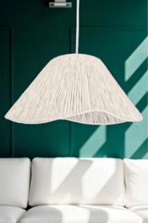 Ariana Dekoratif Aydınlatma , Rustik İskandinav Avize Beyaz