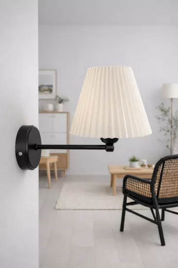 9V Pil ile Çalışan Modern İskandinav Duvar Lambası